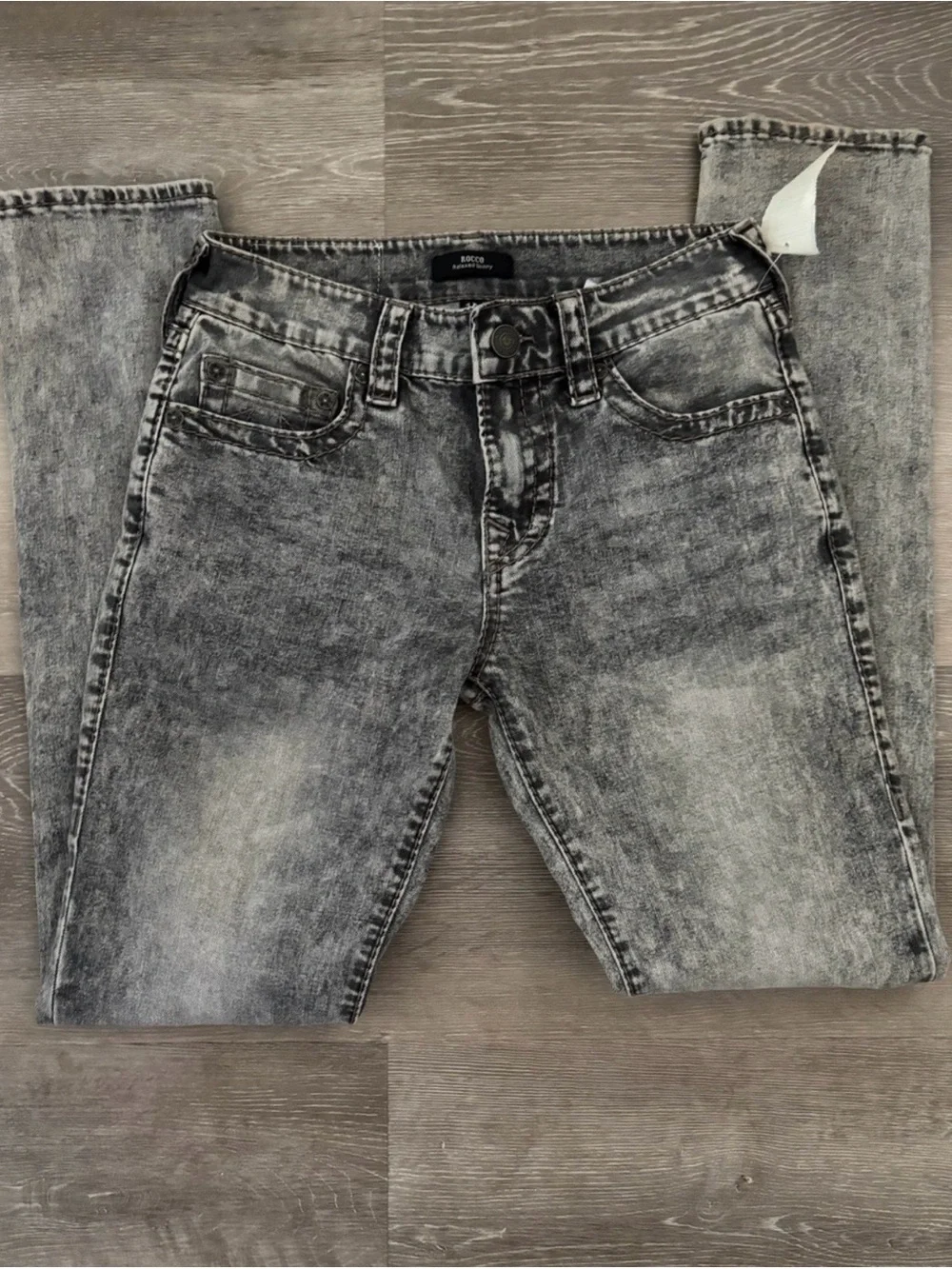 True Religion Rocco Relaxed Skinny Jeans Men’s 29x31  lGray Black